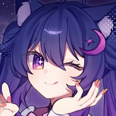 art of moppy, morpe's oc, winking and cropped to the face of the subject